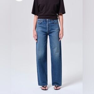 Agolde Dark Blue Flare Jeans